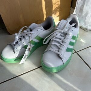 Adidas Grand Court Alpha W White and Green